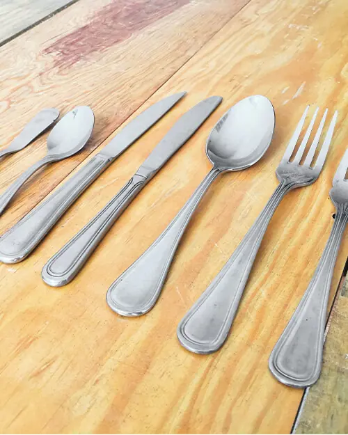Silver Flatware for Weddings and Events in Sayulita
